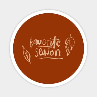 Favorite Season - Fall Design Magnet